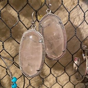 Kendra Scott silver drop earrings